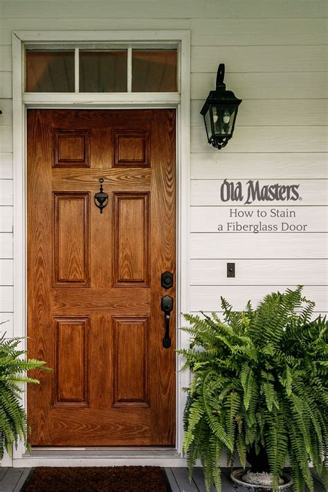 How To Repaint A Stained Fiberglass Door At Larry Emilie Blog