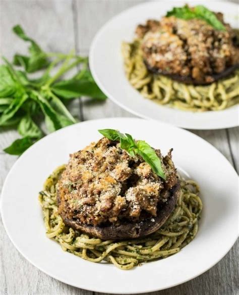 Sausage Stuffed Portabella Mushrooms