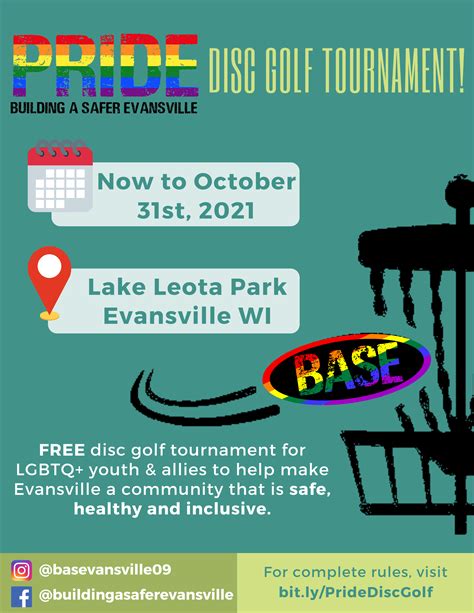 Pride Disc Golf Tournament Building A Safer Evansville Inc