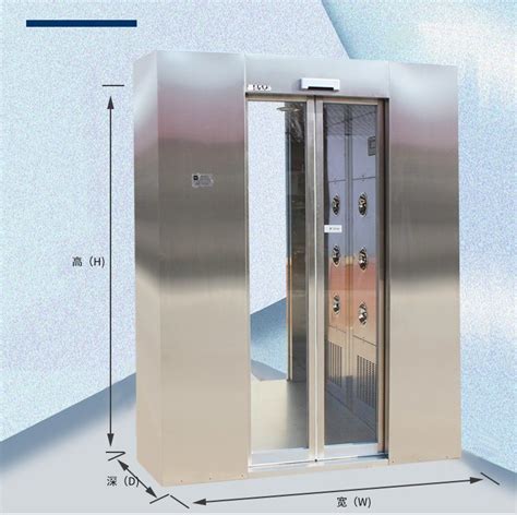 Stainless Steel Sliding Door Air Shower In Pharmaceutical Industry