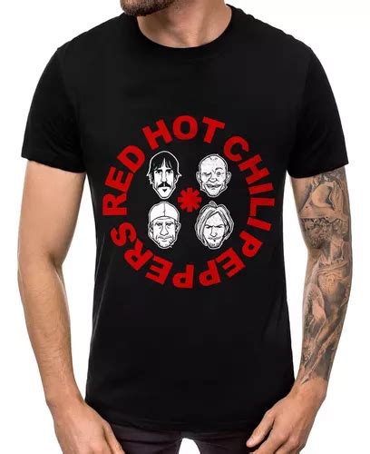 Camiseta Masculina Banda De Rock Red Hot Chili Peppers MercadoLivre