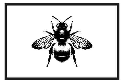 Bumblebee Silhouette Insect Clip Art Graphic by N-paTTerN · Creative ...