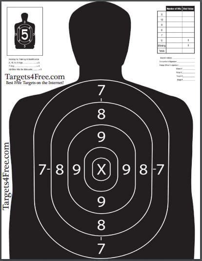 B27 Shooting Target (Printable for FREE!) - Targets4Free