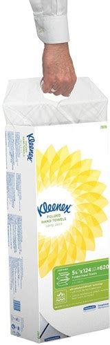 Kleenex essuie mains en papier Ultra enchevêtrés 2 plis 124 feuilles