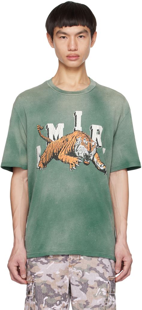 AMIRI Green Crewneck T Shirt Amiri