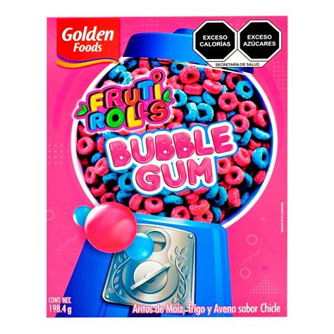 Cereal Golden Foods Fruti Rolls Bubble Gum 198 4 G Walmart