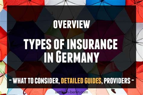 Those Are The Types Of Insurance You Should Consider In Germany Sib