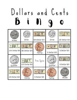 Money Bingo By Mrs Balducci TPT