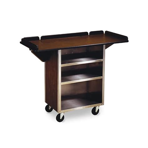 Lakeside 672 Blk 33 18 Stainless Beverage Service Cart 21d X 38 5