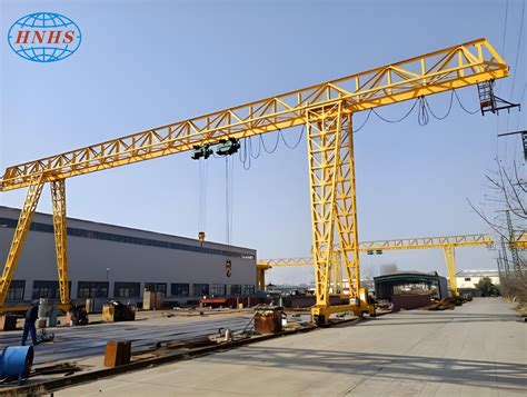 Mh Type Electric Hoist Single One Girder Truss Type Door Crane For