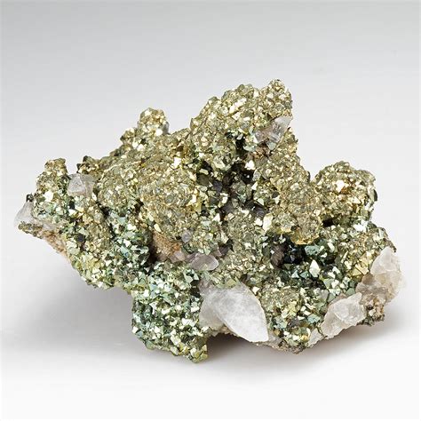 Pyrite With Calcite Minerals For Sale 8602219