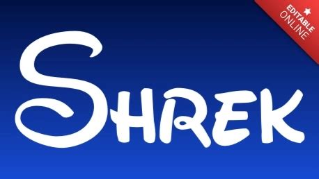 Shrek Disney Text Effect Generator