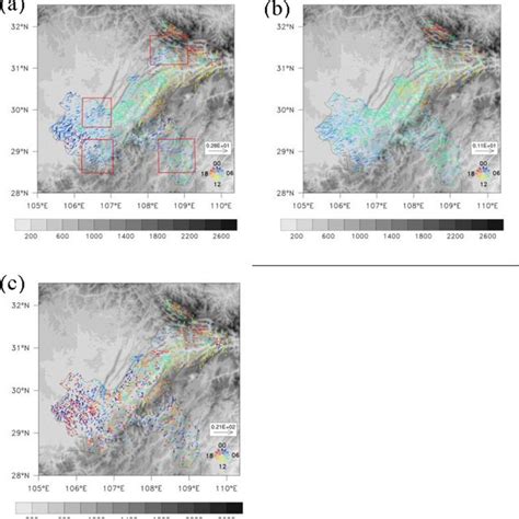 Diurnal Cycle Of Rainfall Events Of Rainfall Amount Shaded And