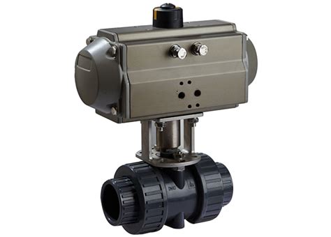 China Pneumatic Pvc Ball Valve Manufacturers Pneumatic Pvc Ball Valve