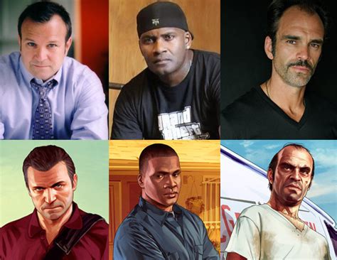 As Son Los Actores Que Dan Vida A Los Protagonistas De Gta V