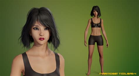 Asian Girl Base Mesh In Characters Ue Marketplace