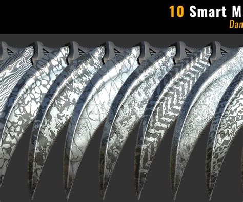 Artstation 10 Damascus Steel Smart Materials Resources