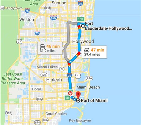 How To Get From The Fort Lauderdale Airport Fll To The Miami Cruise