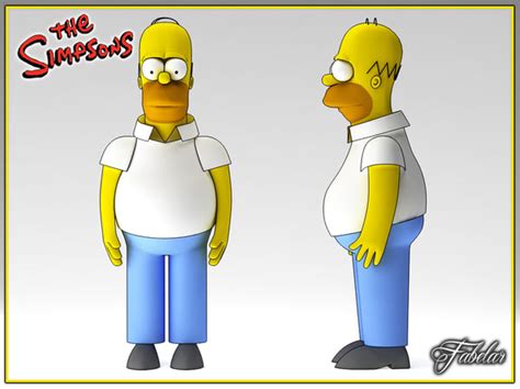 homer simpson 3d model