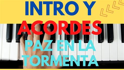 Paz En La Tormenta Piano Tutorial YouTube