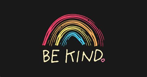 Tandd Cute Hand Drawn Be Kind Rainbow Spread Kindness Be Kind Rainbow Tapestry Teepublic