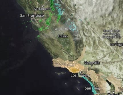 State of California Weather Doppler Radar Map