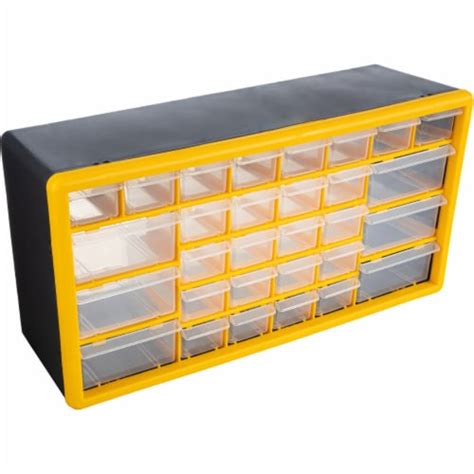 Stalwart 30 Drawer Plastic Small Parts Organizer Desktop Or Wall