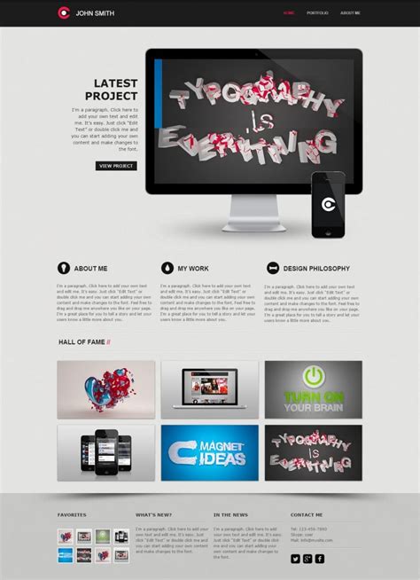 Web Developer Portfolio Website Templates How To Build Your First Web