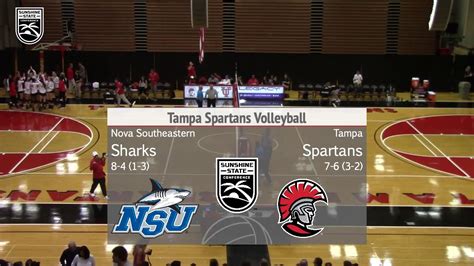 2019 Tampa Volleyball Vs Nova Southeastern Youtube