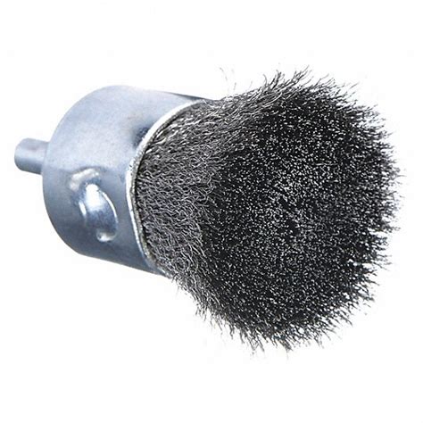 Weiler Crimped Steel 1 In Dia End Brush 4f70590188 Grainger