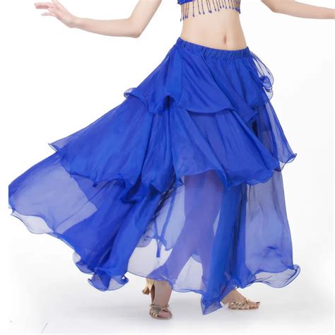 Women Fashion Dancewear Belly Dance Beautiful Skirt Chiffon For Women