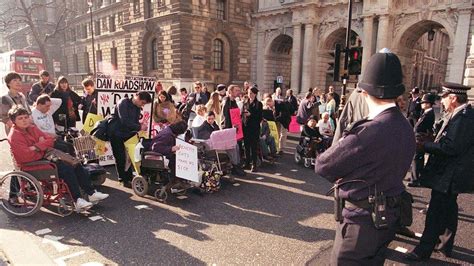 When Disabled People Took To The Streets To Change The Law Bbc News