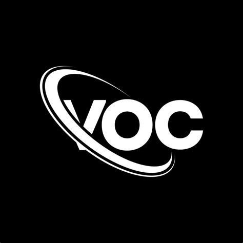 logotipo de voc. carta voc. diseño del logotipo de la letra voc ...