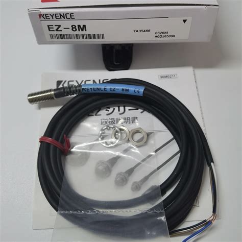 Keyence Main Unit Shielded Type M8 Npn Ez 8m For Two Wire Self