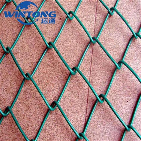 Chain Link Fence Green Chain Link Fence Hot DIP Galvanized Court Netting China Chain Link