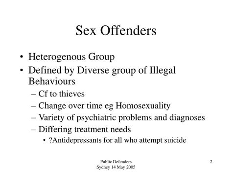 Ppt Treating Sex Offenders Powerpoint Presentation Free Download