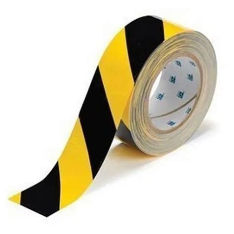 Yellow And Black Road Marking Tape, Size: 3inch at Rs 580/roll in ...