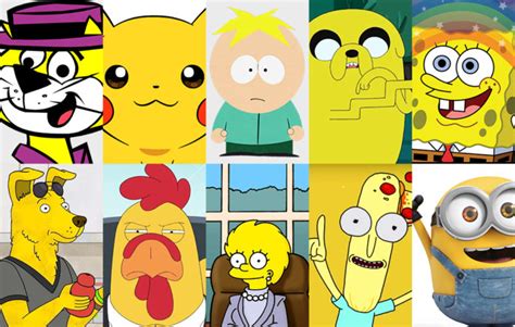 Why are so many cartoon characters yellow?