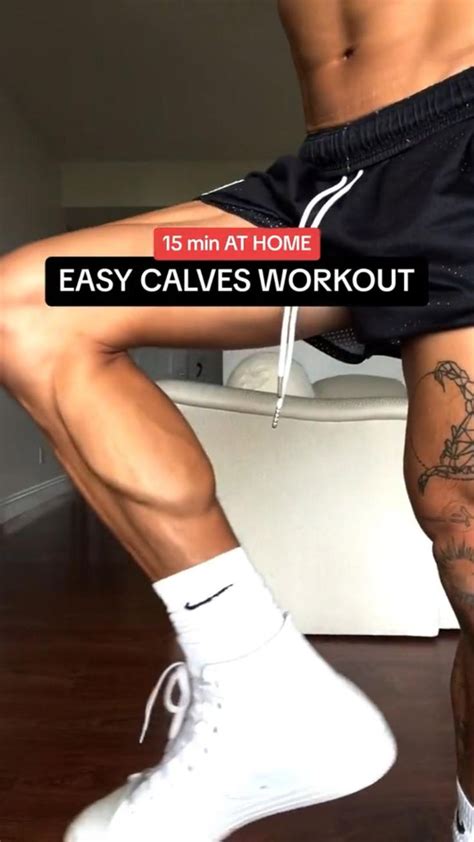 Minute At Home Bigger Calves Workout No Equipments Leg And Glute