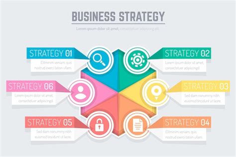 Strategy Infographic Concept Free Vector