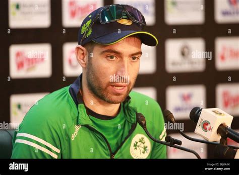 Ireland Test Team Captain Andrew Balbirnie Attends Pre Match Press