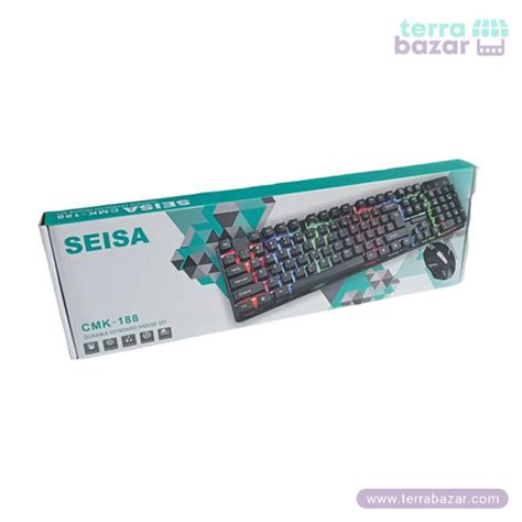 Terrabazar Kit Teclado Y Mouse Al Mbrico Retroiluminado Seisa Cmk