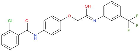 2 Chloro N 4 2 Oxo 2 3 Trifluoromethyl Anilino Ethoxy Phenyl