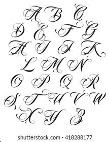 Flourish Alphabet Images Stock Photos Vectors Shutterstock