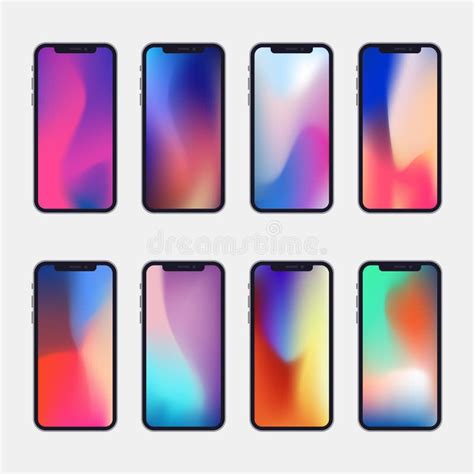 Обои собрание Smartphone, иллюстрация вектора Иллюстрация вектора ...