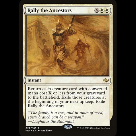 Mtg Rally The Ancestors Fate Reforged Frf Madtoyz