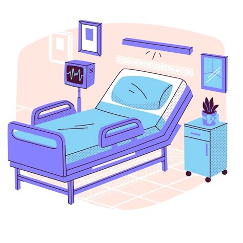 Free Vector Hospital Room Concept Illustration