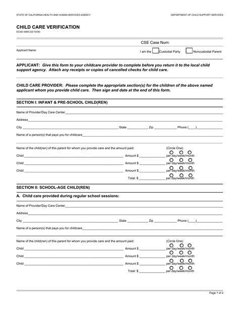 Form Dcss 0069 Fill Out Printable PDF Forms Online