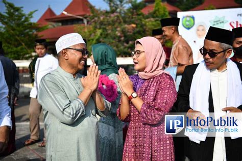 InfoPublik Bupati Nina Agustina Salat Idulfitri 1444 H Bersama Warga