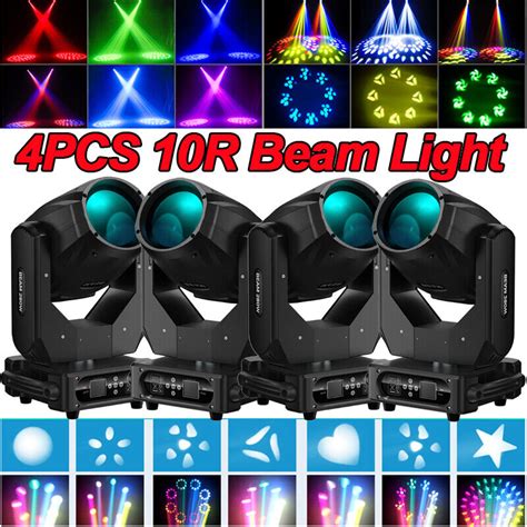 R W Led Beam Moving Head Light Rgbw Gobo Dj Stage Spot Lighting